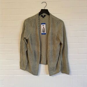 NWT FRYE Olive Green Patterned Women's Sweater